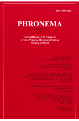 Phronema Volume 23, 2008